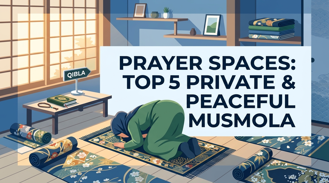 Which Shizuoka restaurants provide dedicated prayer spaces and Muslim-friendly facilities?