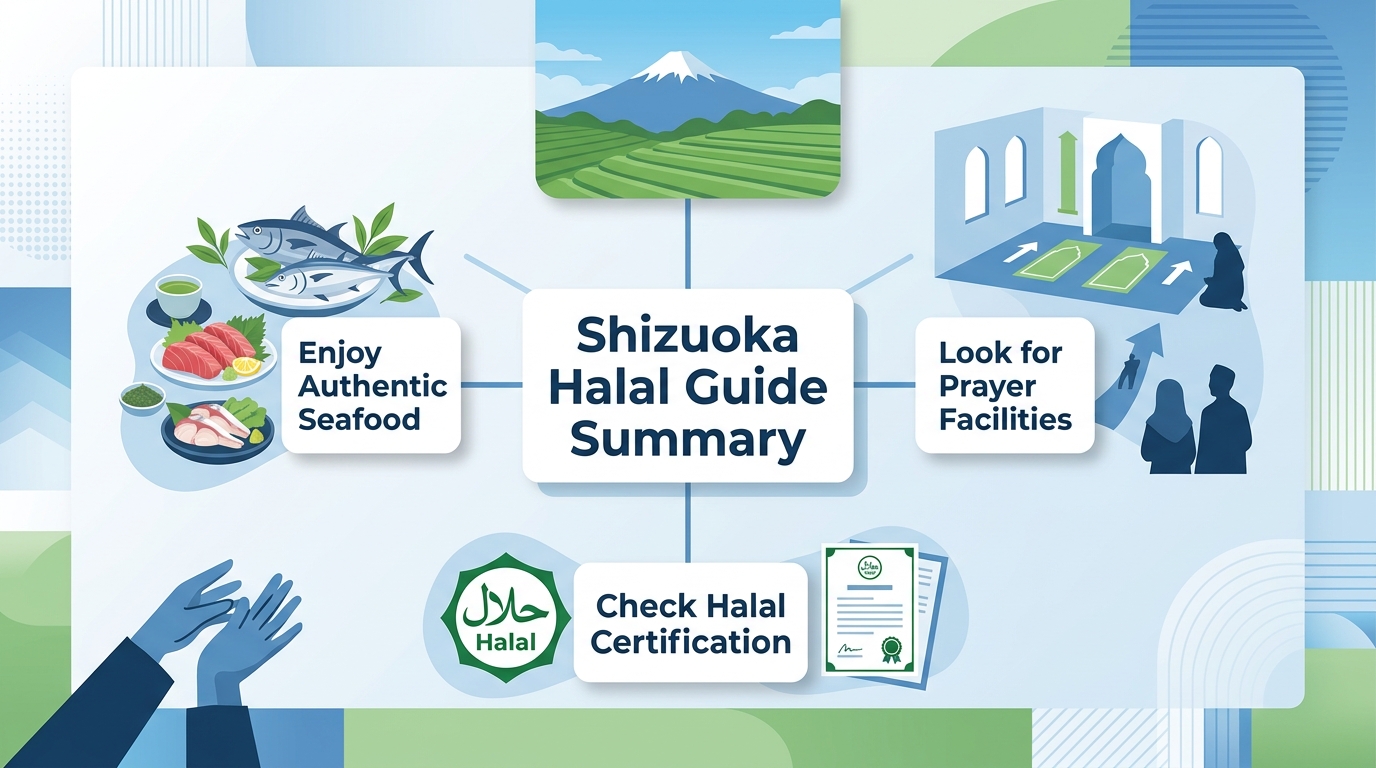 How can local businesses effectively attract more Muslim travelers to Shizuoka?