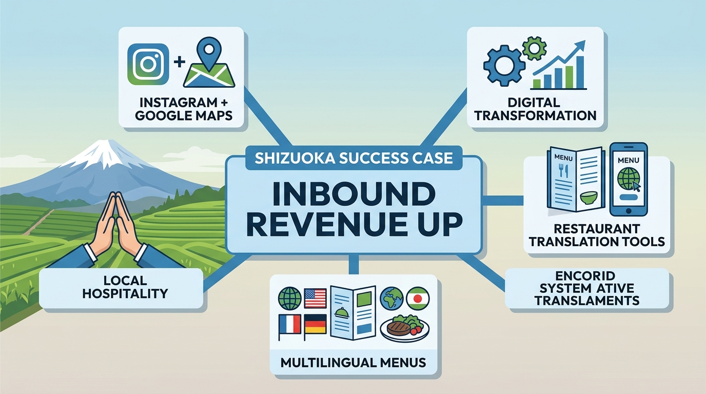 How can Shizuoka businesses leverage translation technology to grow their inbound revenue?