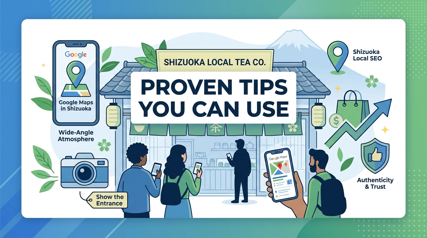 How can Shizuoka businesses rank for English-specific search terms and drive foot traffic?