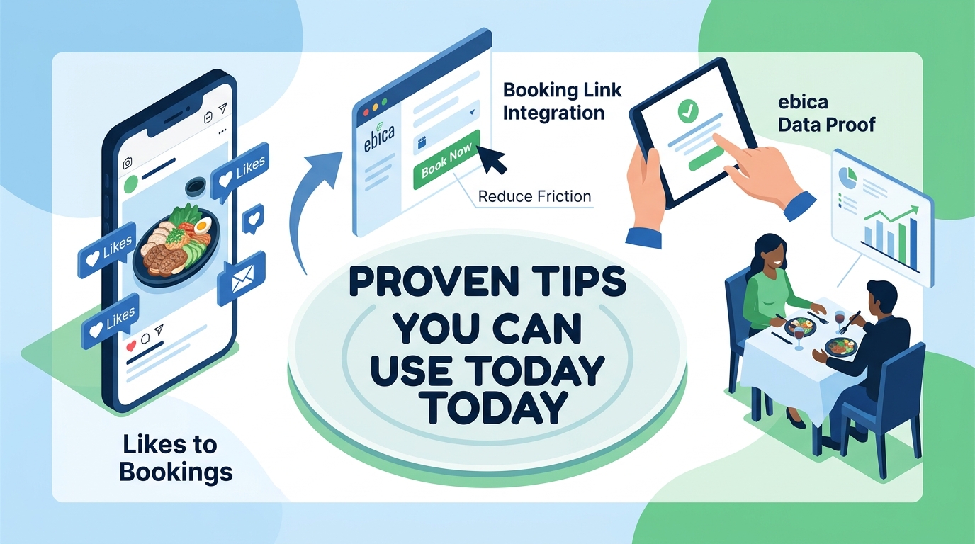 How do you convert Instagram engagement into actual restaurant bookings?