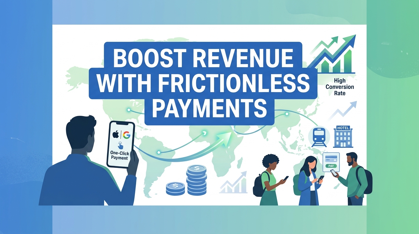 Why is a frictionless payment system essential for increasing international bookings and revenue?