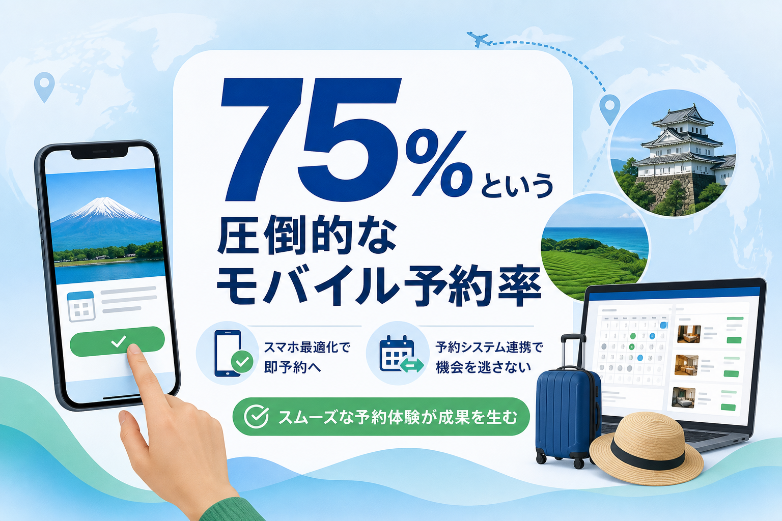 What website features effectively convert international visitors into Shizuoka tourism bookings?