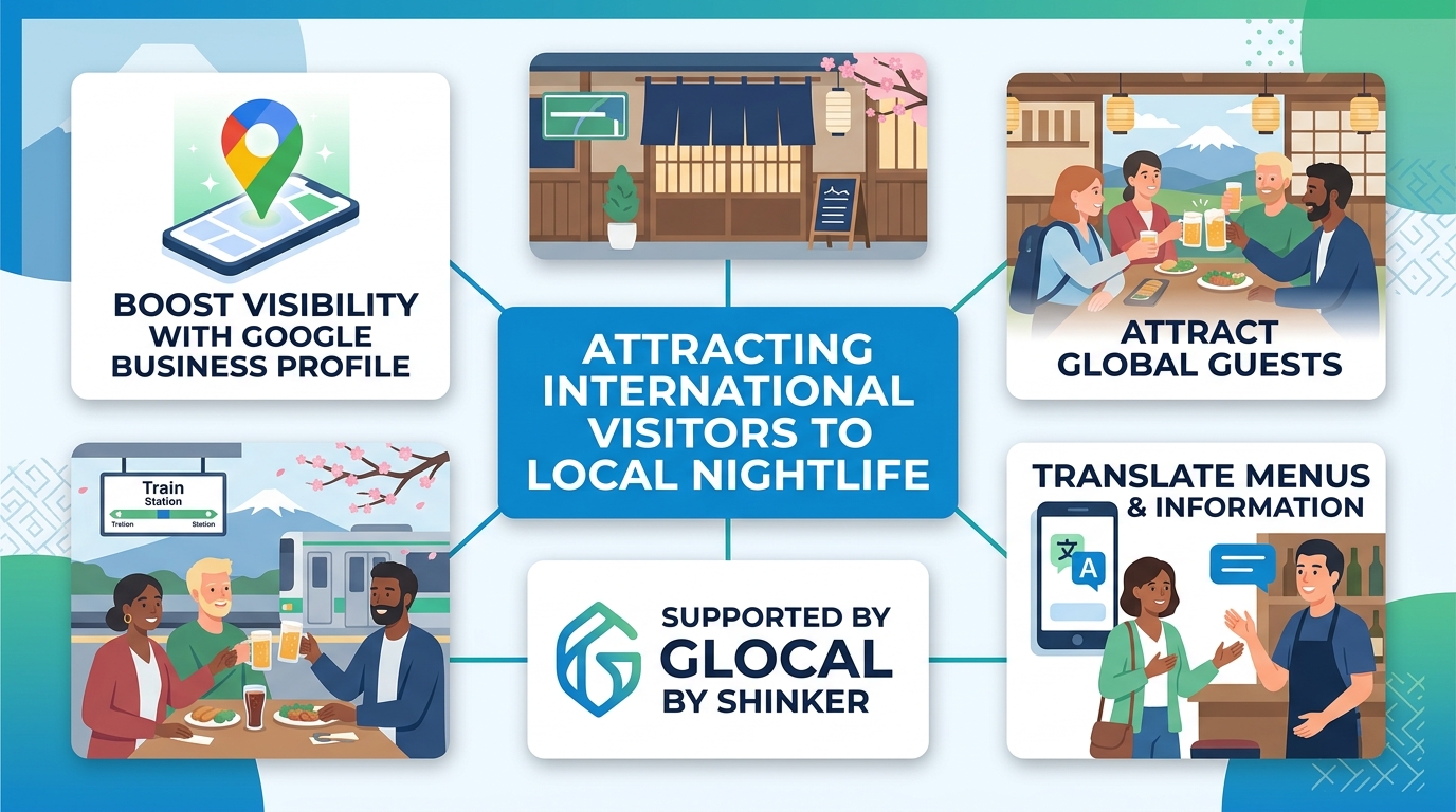 How can regional businesses attract international visitors to their local nightlife scenes?