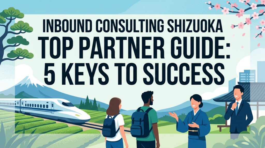 Inbound Tourism Consulting Shizuoka: 5 Keys to Choosing a Top Partner