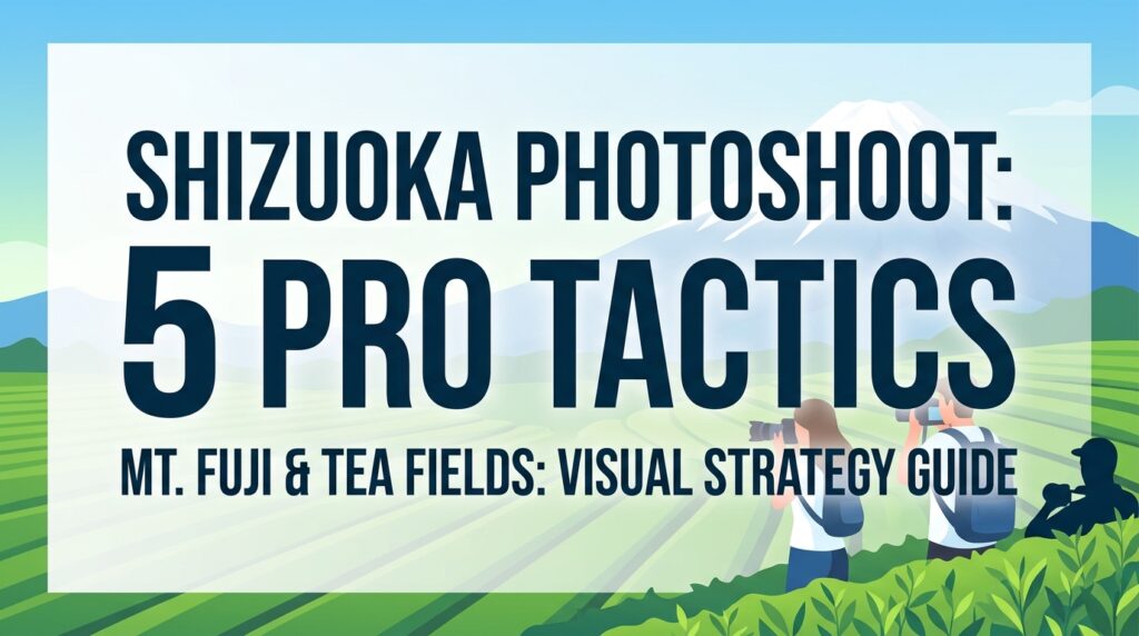 Shizuoka Photoshoot: 5 Tactics for Mt. Fuji and Private Tea Fields