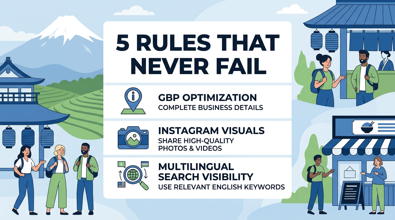 How can restaurants optimize Google Business Profile and Instagram for global diners?