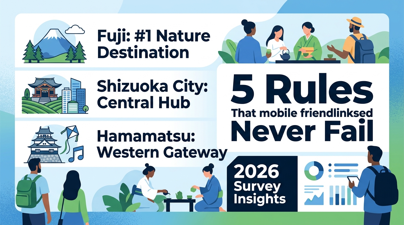 How should you tailor Local SEO for the Fuji, Shizuoka City, and Hamamatsu regions?