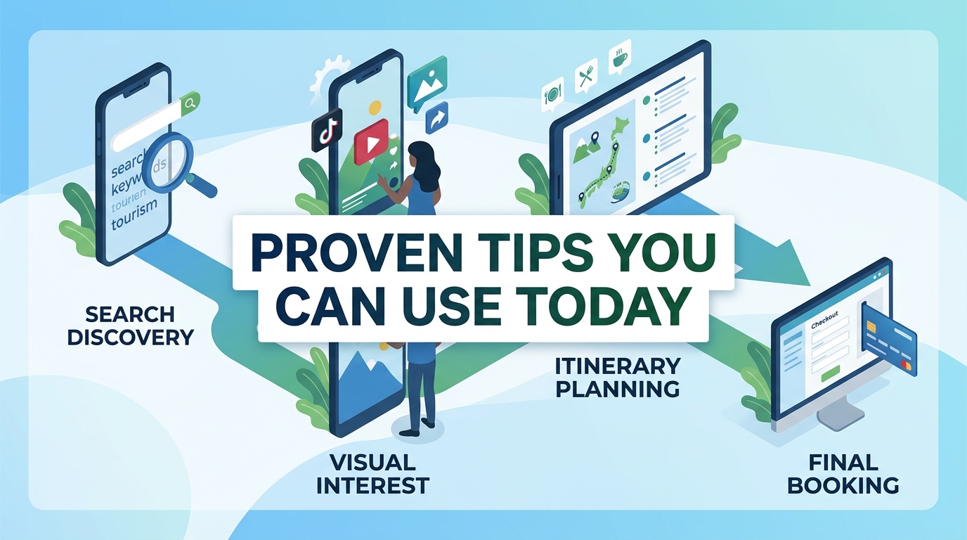 How does TikTok SEO transform tourism discovery into actual travel bookings?