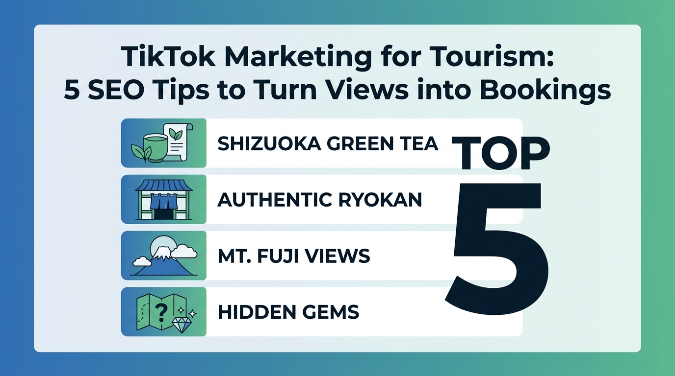 Which high-intent keywords should your tourism business target on TikTok?